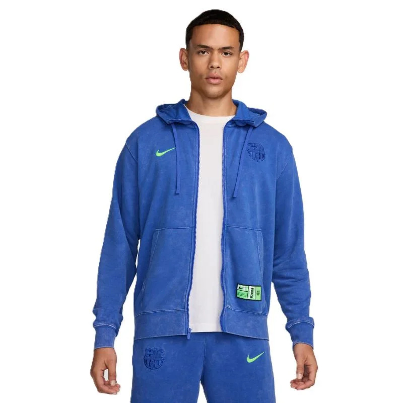 Nike FC Barcelona Sweat 3rd GX M FQ2999-405 mikina s kapucí L (183 cm)