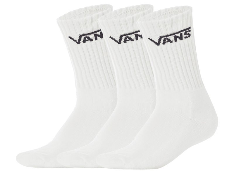 Vans Dámské / Pánské tenisové ponožky, 3 páry (bílý, 43-46)