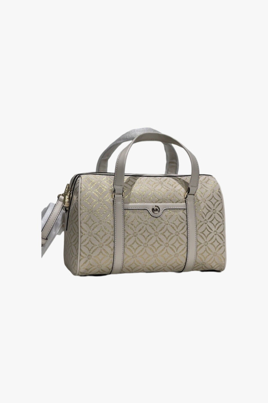 Michael Kors jet set TRAVEL MD duffle satchel pale gold multi víkendová taška