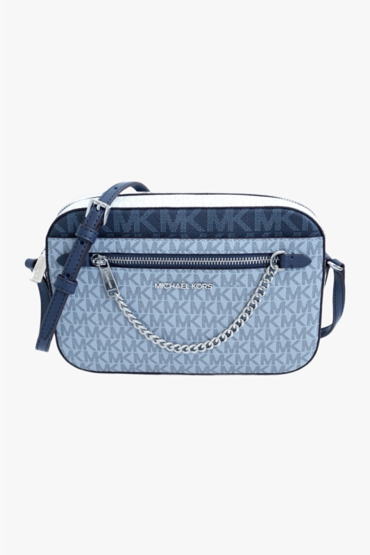 Michael Kors JET SET ITEM crossbody chain monogram admiral multi dámská kabelka