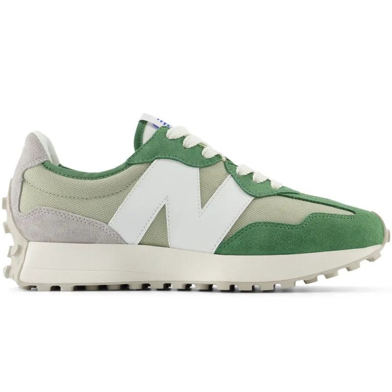 Dámské/pánské tenisky New Balance 327 sportovní boty semišově zelené (U327CE) 45