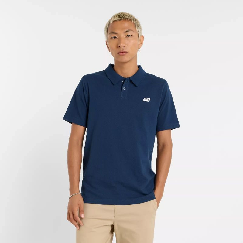 New Balance Bavlněná polokošile Pique M MT51519NNY Tričko L