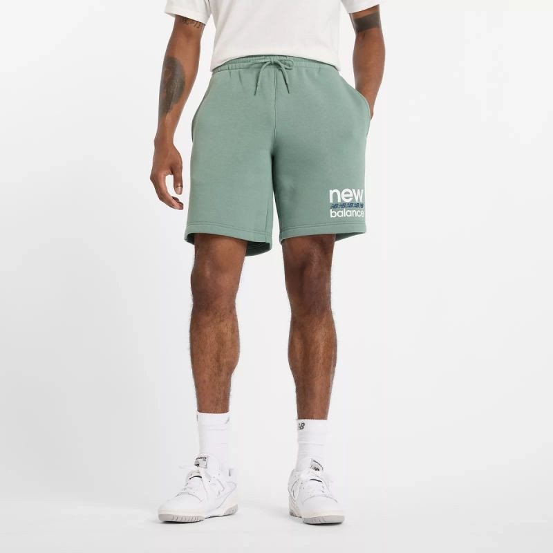 New Balance Sport Grafické fleecové šortky M MS51940DKJ 2XL