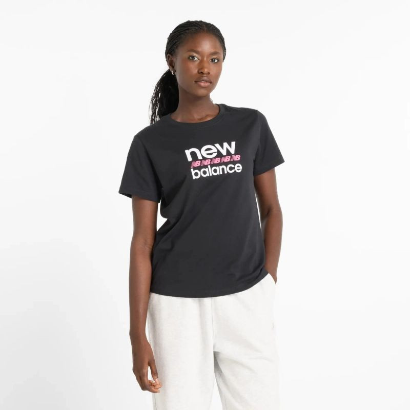 New Balance Sportovní tričko s grafikou W WT51540BK s
