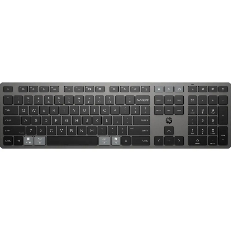 HP 720 Capacitor bezdrátová klávesnice šedá