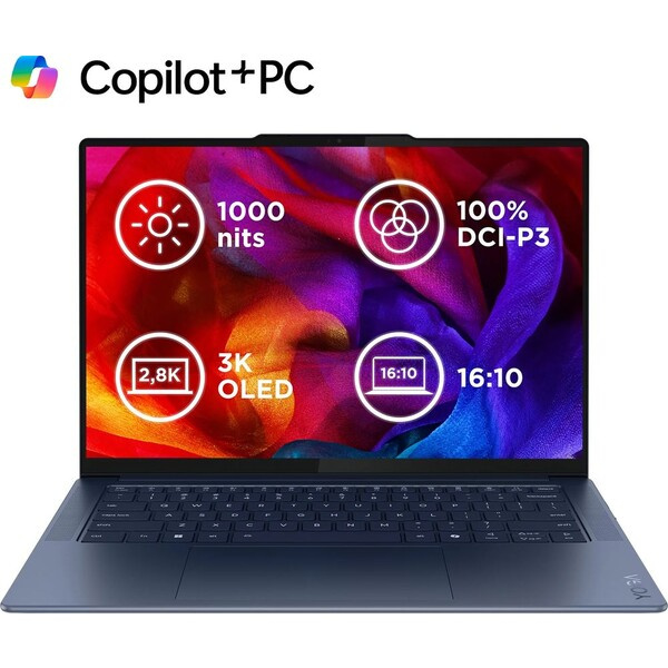 Lenovo 83ED000YCK Modrá