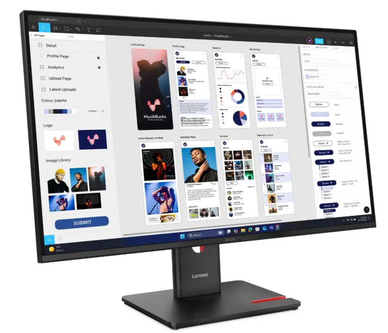 Lenovo ThinkVision T32UD-40 Černá