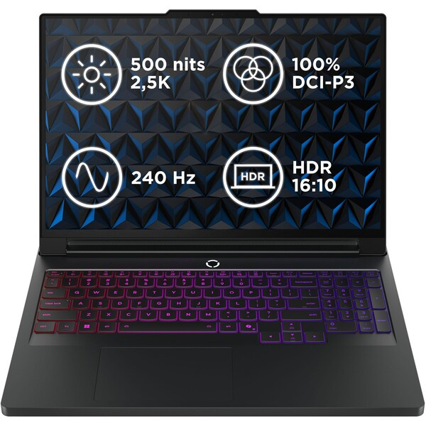 Lenovo Legion Pro 7 16IAX10H 83F50068CK Černá