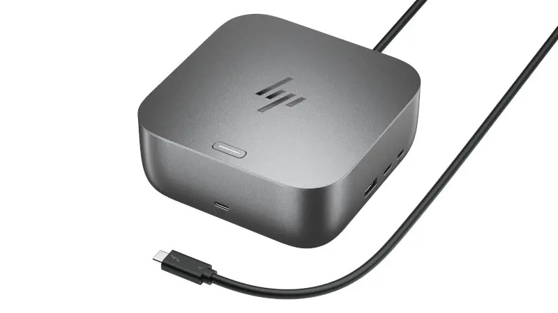 HP Thunderbolt 4 100 W G6 dokovací stanice  Stříbrná