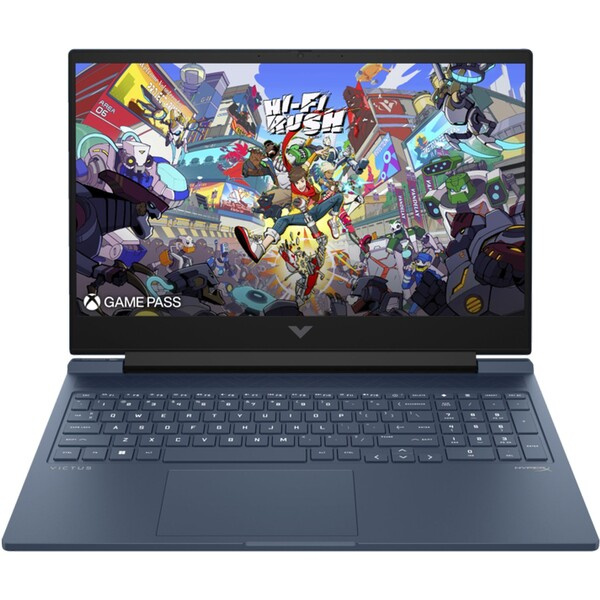 HP VICTUS A85Z0EA#BCM Modrá