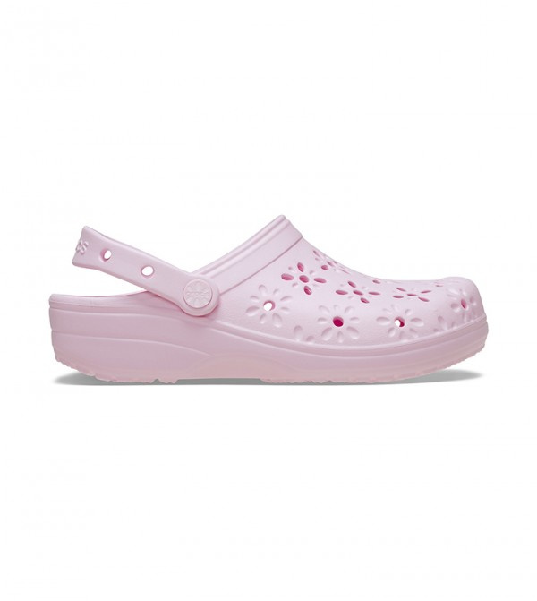 Dámské boty crocs classic floral cut out růžová 41-42