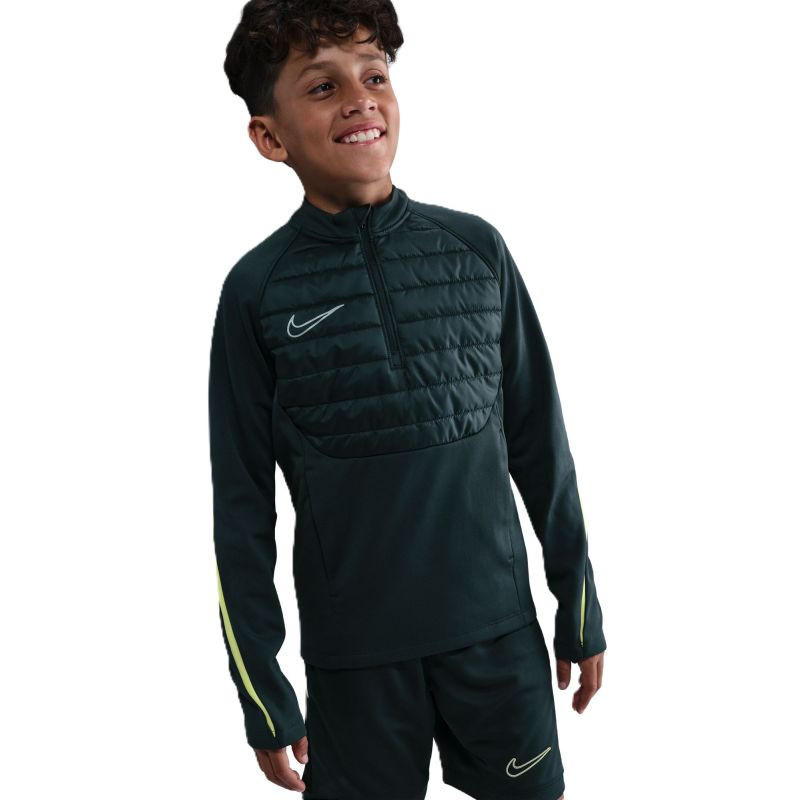 Juniorská mikina Nike Therma-FIT Academy FJ6181-390 XL (158-170 cm)
