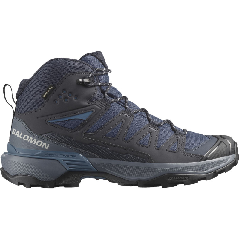 Salomon X Ultra 360 Mid GTX, trekové boty, pánské, modré