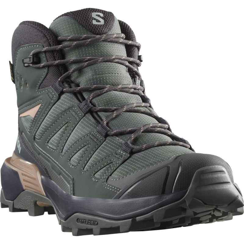 Salomon X ultra 360 Mid GTX EU 39 ⅓, Sedona Sage/Urban Chic/Etherea Dámské turistické boty