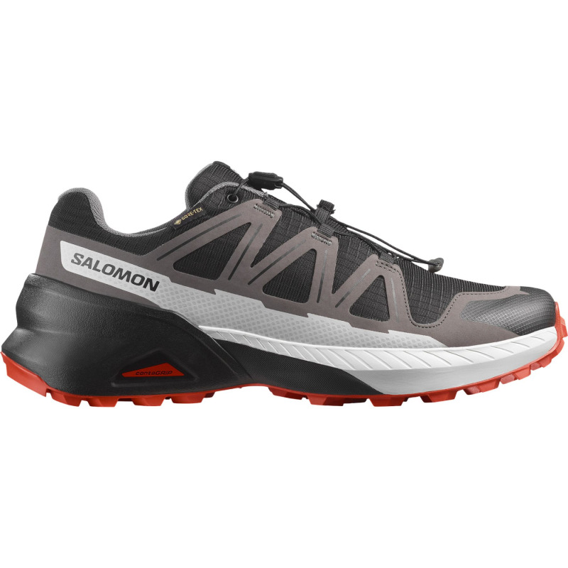 Salomon Speedcross Peak GTX EU 44 ⅔, black/castlerock/cherry tomato Pánské běžecké boty