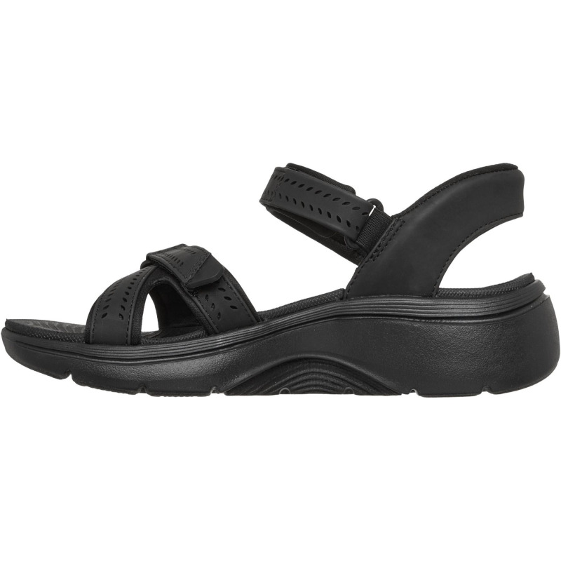 Skechers Go Walk Arch Fit 2.0 Sandal - Candace, volnočasová obuv, dámská, černá