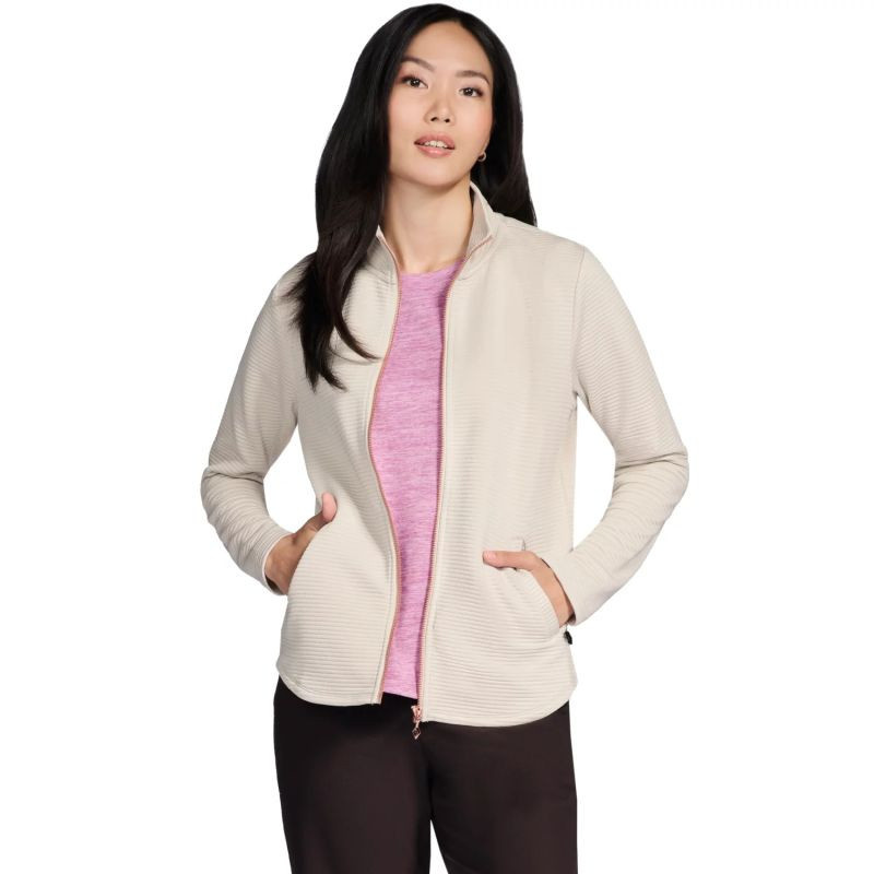 Skechers The Hoodless Hoodie GoWalk Shine Jacket JA78-NTTN Beige L m