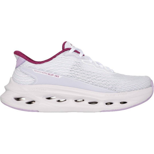 Skechers Max Cushioning Glide-Step - Sapphire, boty, dámské, bílé
