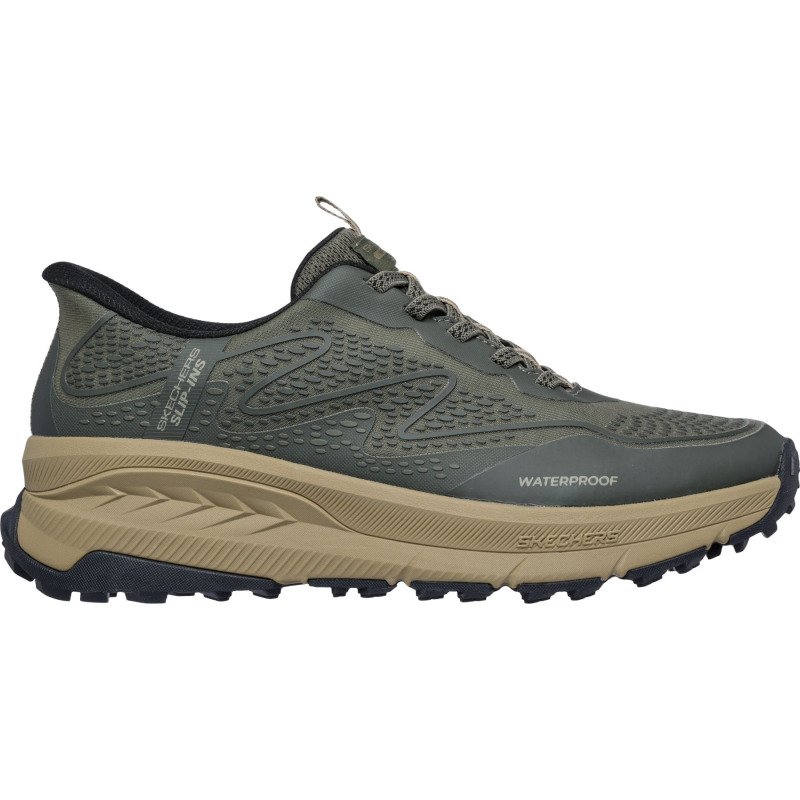 Skechers Switch Back - Welch Creek, outdoorová obuv, pánská, zelená