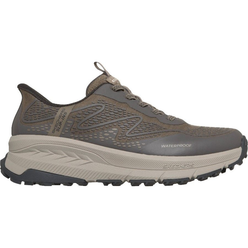 Skechers Switch Back - Welch Creek, outdoorová bota, pánská, přírodní