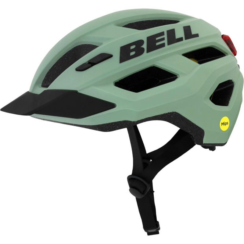 Bell Kick LED Mips, cyklistická pilba, zelená