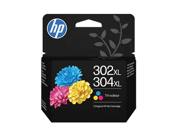 HP 302XL/304XL Tri-clr Original Ink Crtg