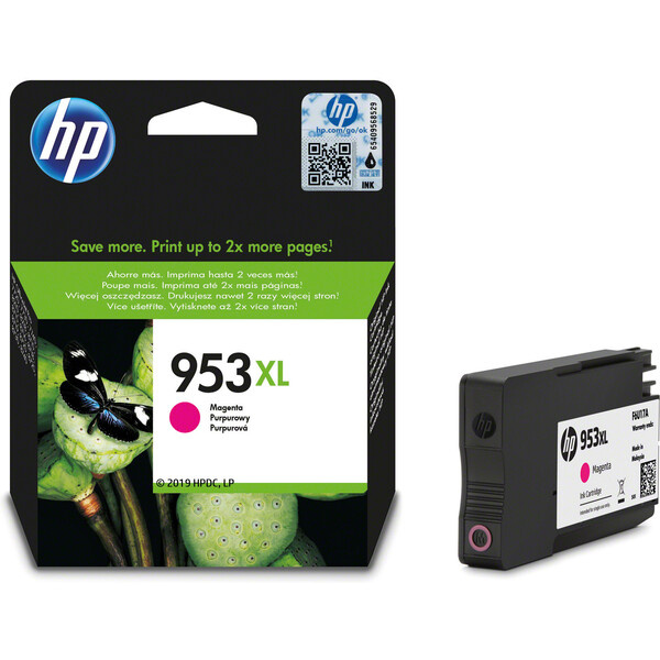 HP - cartridge F6U17A, magenta č. 953XL (červená) pro inkoustové tiskárny