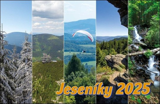 Jeseníky 2025 - stolní kalendář -  Autor Neuveden
