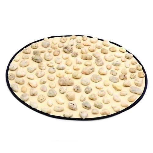 ORTEK Masážní podložka s přírodními oblázky O 44 cm