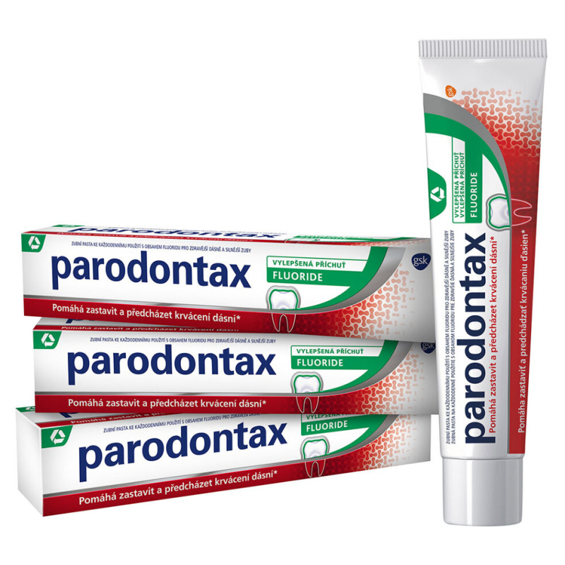 Parodontax Fluoride zubní pasta proti krvácení dásní 3x75 ml