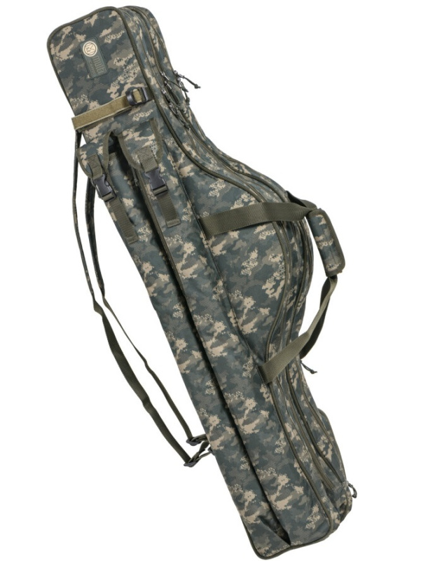 Mivardi obal na pruty multi camo tříkomorový - 90 cm