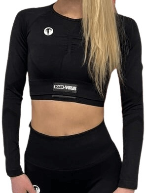 Czech Virus Crop Top černá - XS