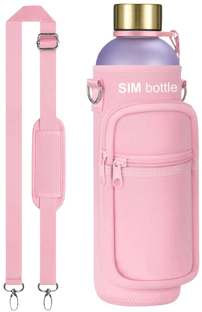 Sim bottle Pouzdro - růžové
