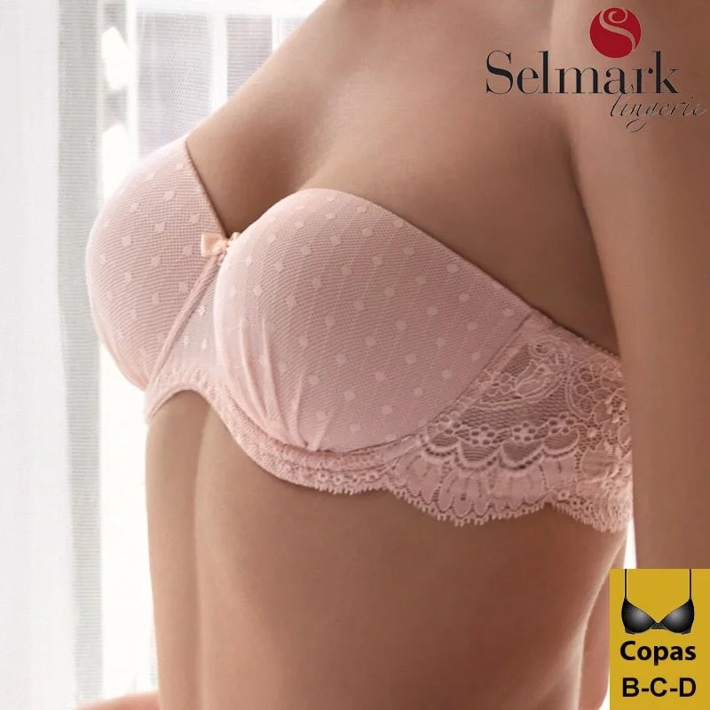 Dámská vyztužená podprsenka Christelle 20116 tělová - Selmark 75C