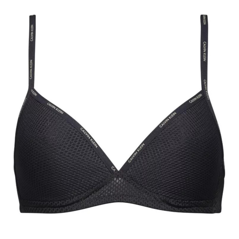 Dámská vyztužená podprsenka Lightly Lined Triangle QF4683E - Calvin Klein S