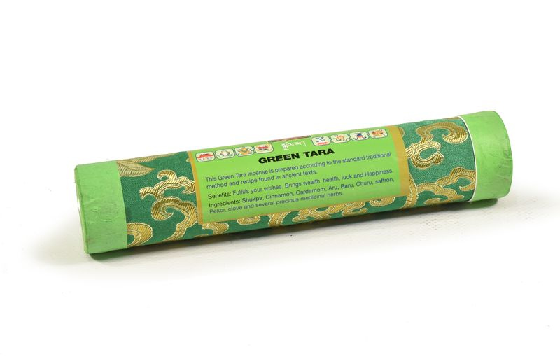 Sanu Babu Bhútánské vonné tyčinky "Green Tara", 20x4cm