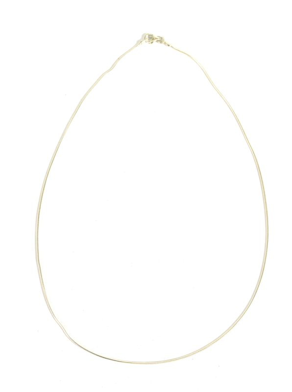 Sanu Babu Kulatý stříbrný řetízek, karabinka, délka cca 46cm, tlouš'tka cca 2 mm,AG 925/1