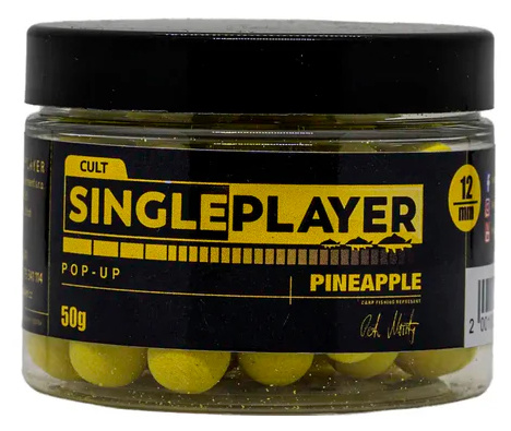 Singleplayer plovoucí boilies pop-up boilies pineapple 50 g - 12 mm