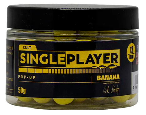 Singleplayer plovoucí boilies pop-up boilies banana 50 g - 12 mm