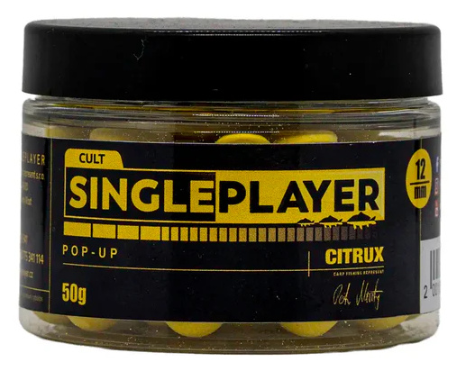 Singleplayer plovoucí boilies pop-up boilies citrux 50 g - 12 mm