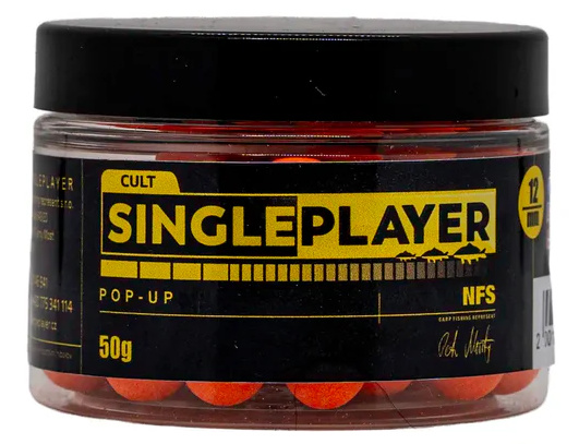 Singleplayer plovoucí boilies pop-up boilies nfs 50 g - 16 mm