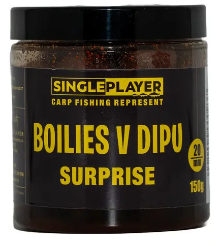Singleplayer boilies v dipu surprise 150 g 20 mm