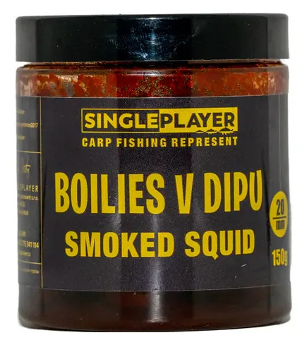 Singleplayer boilies v dipu smoked squid 150 g 20 mm