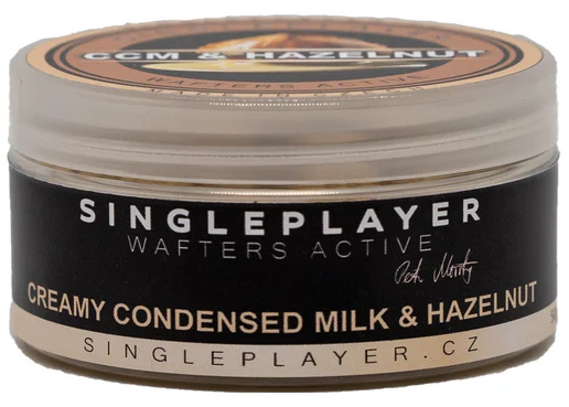 Singleplayer vyvážené boilie special edition wafters active creamy condensed milk & hazelnut 50 g 12/16 mm