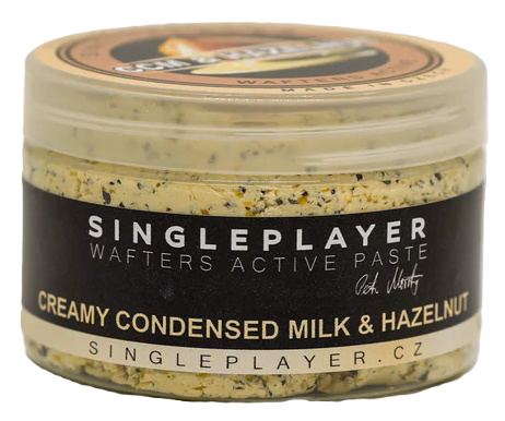 Singleplayer obalovací těsto special edition wafters active paste creamy condensed milk & hazelnut 140 g