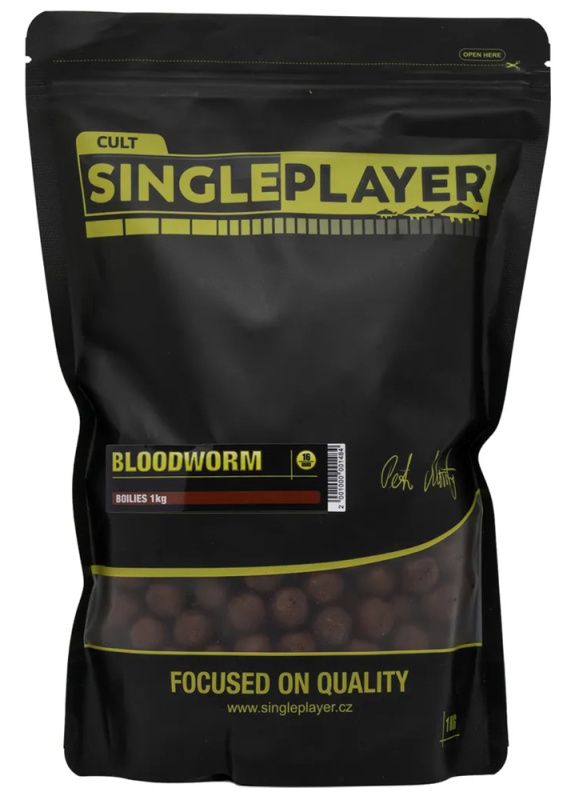 Singleplayer boilies bloodworm - 5 kg 20 mm