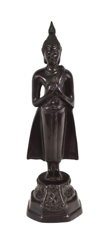 Sanu Babu Narozeninový Buddha, pátek, hnědý, pryskyřice, 25cm