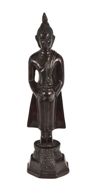 Sanu Babu Narozeninový Buddha, středa, pryskyřice, tmavě hnědý, 30cm