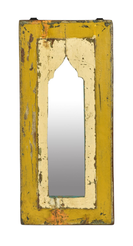 Sanu Babu Zrcadlo v rámu z teakového dřeva, 22x3x47cm