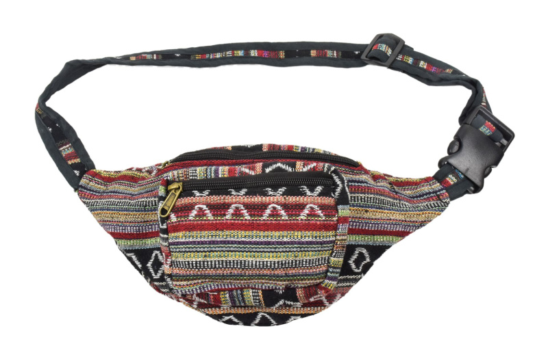 Sanu Babu Ledvinka, zeleno-červená, ghari, 32x19cm